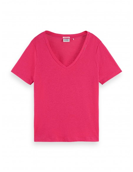 T-Shirt 173275 Pop Pink  Maison Scotch H23