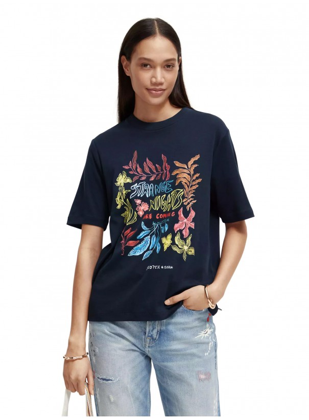 T-Shirt 174178 0002-Night  Maison Scotch H23