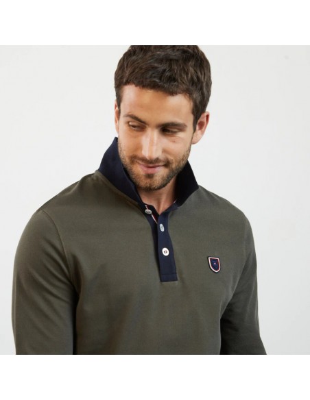 POLO MANCHES LONGUES H23MAIPL0006 KAF3 EDEN PARK E23