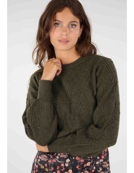 SWEATERS AURORA KHAKI MEL DEELUXE H23