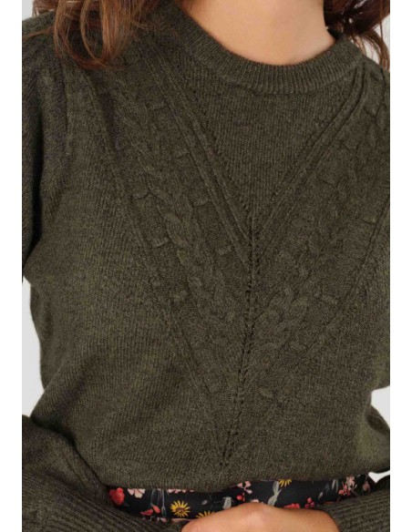 SWEATERS AURORA KHAKI MEL DEELUXE H23